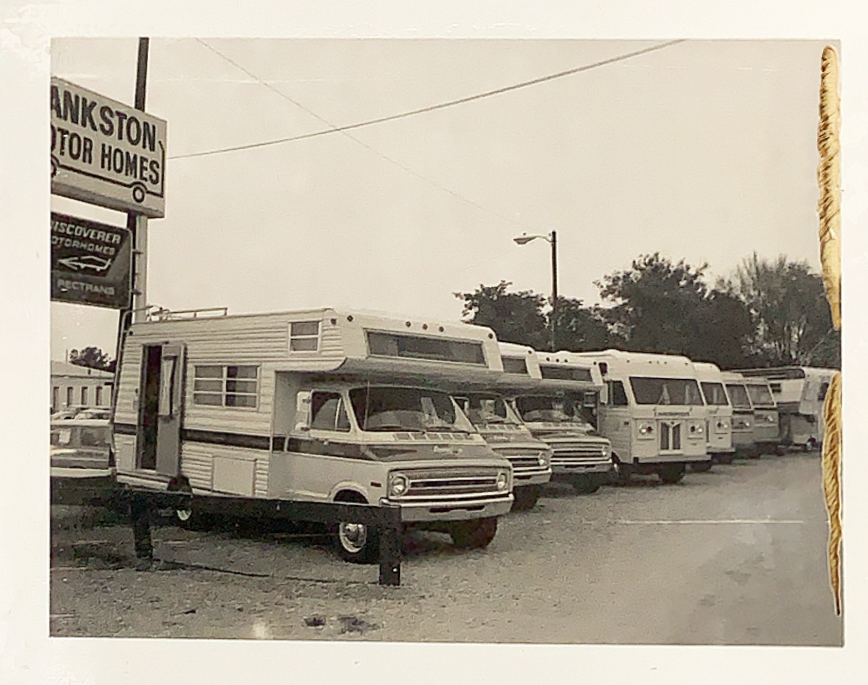 Early Bankston RVs along open highway